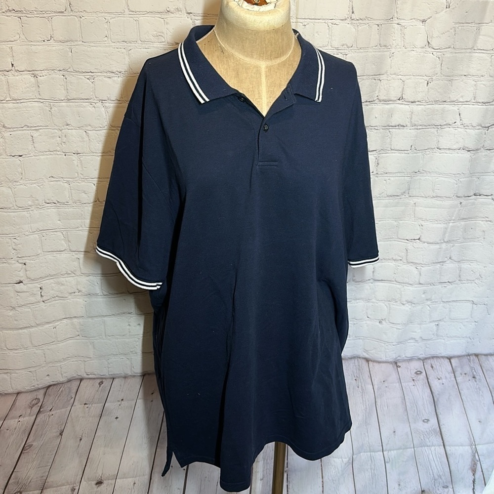 Preppy Golf Navy Polo size XXL Old Navy Go-Dry